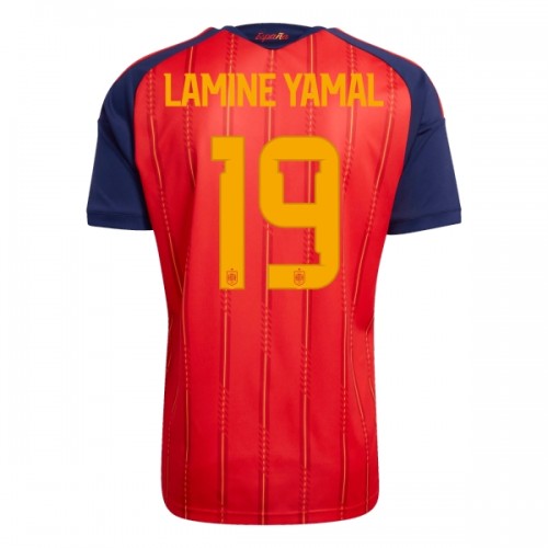 Camisola do Espanha Lamine Yamal 19 Equipamento Principal Mundial 2026 Camisola do Espanha Lamine Yamal 19 Equipamento Principal Mundial 2026